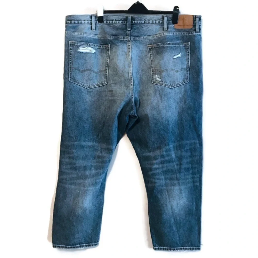 American Eagle Destructed Relaxed Fit Tapered Leg Denim Jeans Men’s sir 44x32 44